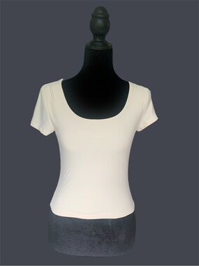 Pink Rose set of 2 Short Sleeve Scoop Neck Tops
